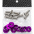Pernos para carenado Decorativo morado