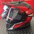 Casco Ghb 819-7 Tropico Negro Rojo Matt 