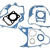 Kit de empaque de Pulsar 150 td