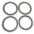 Discos de embrague honda cbf125/cb1  set endurance