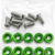  Set de Pernos Decorativos Tunning Verde